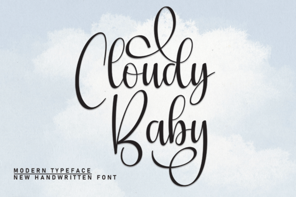 Cloudy Baby: A Handwritten Font with Effortless Charm