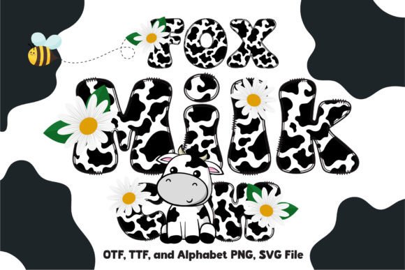 Fox Milkcow: A Colorful Font for Charming Designs