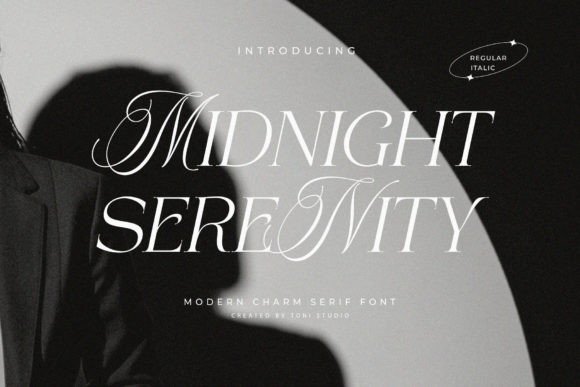 Midnight Serenity: A Typeface Blending Classic and Modern