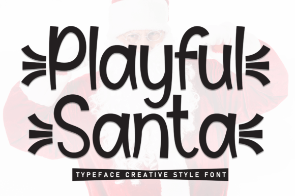 Playful Santa: The Sans-Serif Font with Holiday Heart