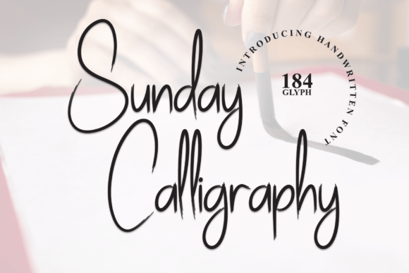Sunday Calligraphy: A Handwritten Font with Timeless Elegance