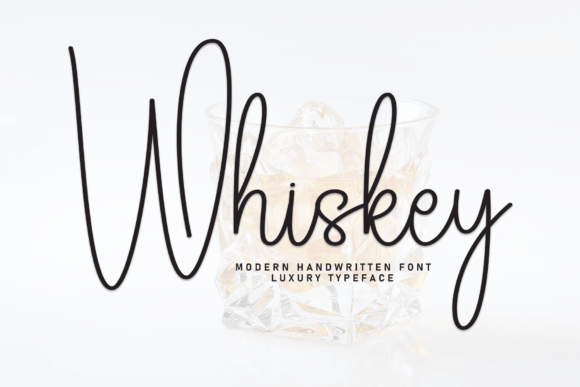 The Charming Handwritten Appeal of the Whiskey Typeface